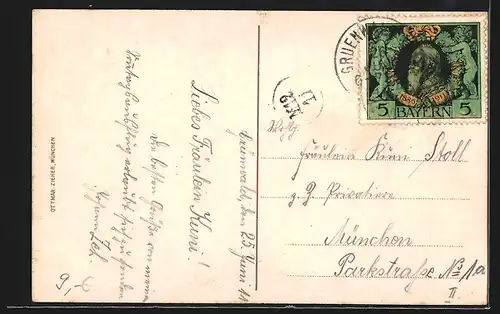 AK Grünwald /Isarthal, Schlosswirtschaft