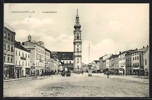 AK Deggendorf a. D., Luitpoldplatz