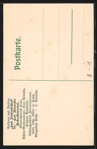 AK Gasthaus zum Finsterbachtal, Kleines Kind neben Bierfässern in einer Brauerei