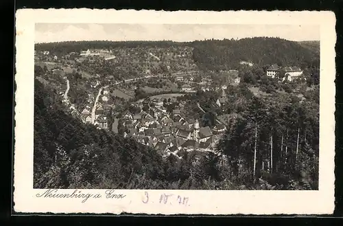 AK Neuenbürg a. Enz, Ortsansicht bei Tag