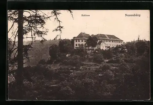 AK Neuenbürg, Blick auf Schloss