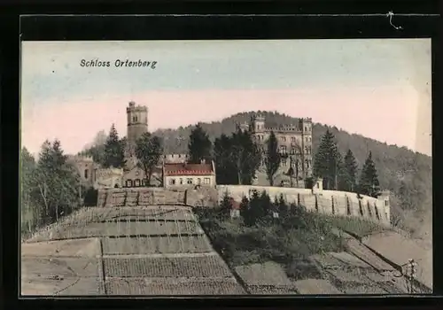 AK Ortenberg, Blick auf das Schloss