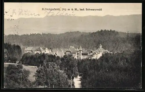 AK Königsfeld, Ortspanorama