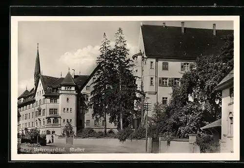 AK Untermarchtal, Strassenpartie am Kloster
