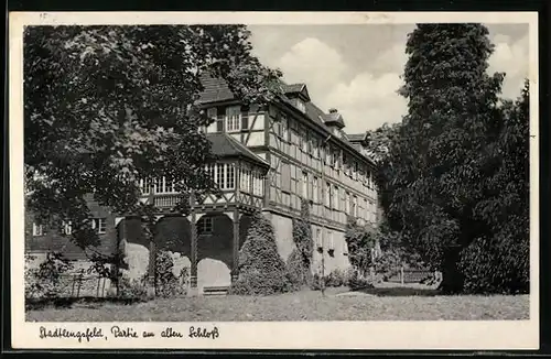 AK Stadtlengsfeld, Partie am alten Schloss