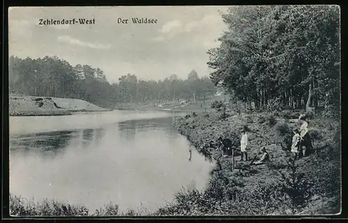 AK Berlin-Zehlendorf-West, Der Waldsee