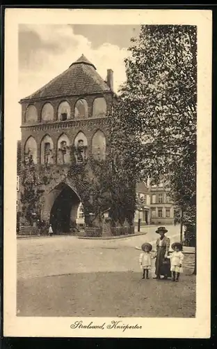 AK Stralsund, Partie am Kniepertor