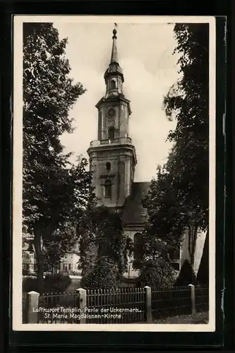 AK Templin /Uckermark, St. Maria Magdalenen-Kirche