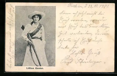 AK Lillian Renier, Variete