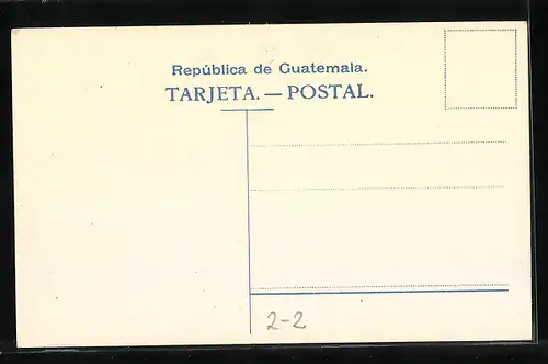 AK Briefmarken aus Guatemala