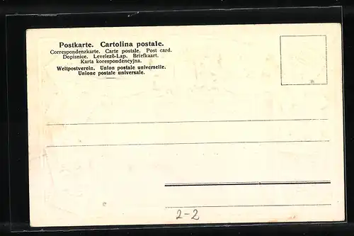 AK Briefmarken Bayerns mit Wappen und Krone