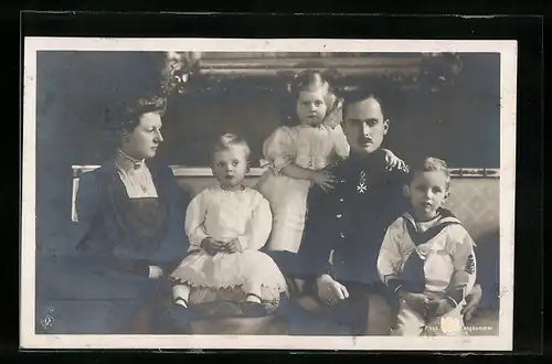 AK Herzogliche Familie von Sachsen-Coburg-Gotha