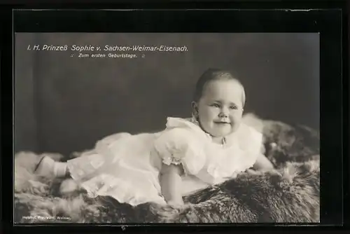 AK I. H. Prinzessin Sophie von Sachsen-Weimar-Eisenach