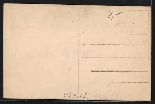 Foto-AK Drei Herrschaften im Boot an einer Brücke