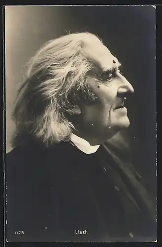 AK Portrait von Franz Liszt, Komponist