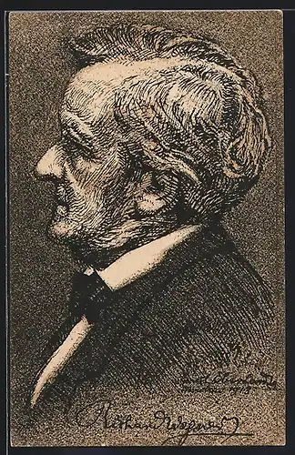 AK Richard Wagner, 1813-1883, Komponist
