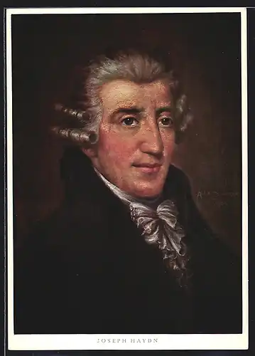 Künstler-AK Portrait des Komponisten Jos. Haydn
