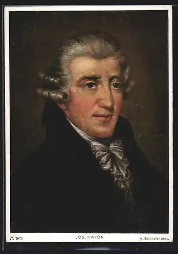 Künstler-AK Portrait des Komponisten Jos. Haydn