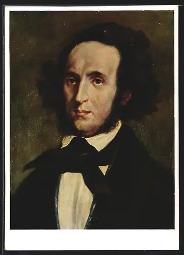 Künstler-AK Felix Mendelsohn-Bartholdy, nach A. Herrmann