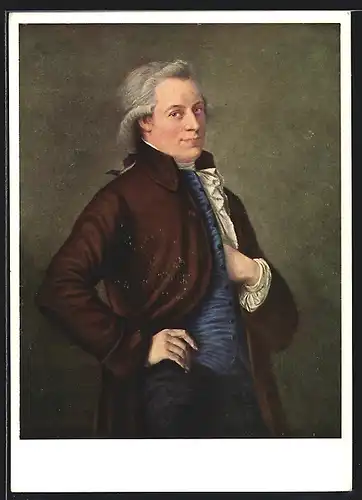 AK Portrait Wolfgang Amadeus Mozart