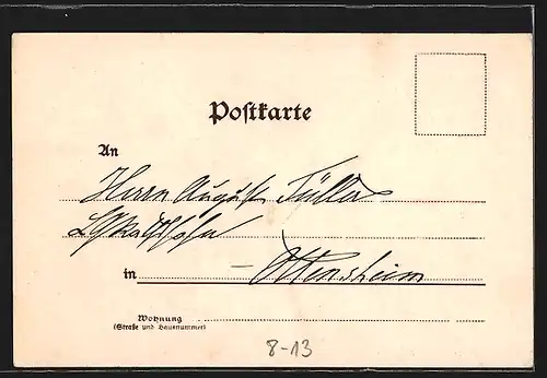 AK Die Musiker des Udel-Quartetts, Notenblatt