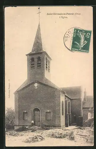 AK Saint-Germain-la-Poterie, l'Eglise