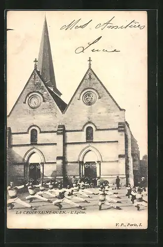 AK La Croix-Saint-Ouen, l'Eglise