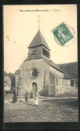 AK Marseille-en-Beauvaisis, L`Église