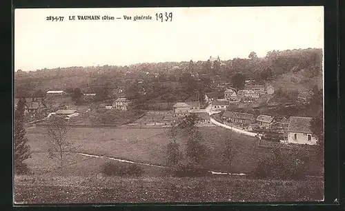 AK Le Vaumain, Vue générale 1939