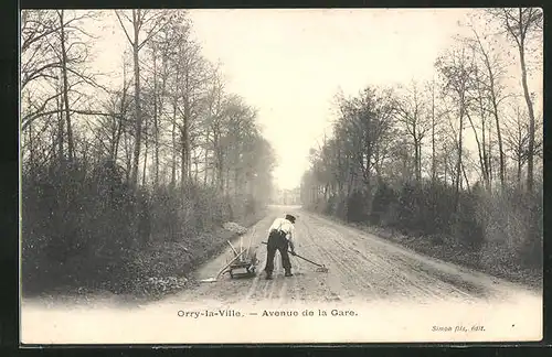 AK Orry-la-Ville, Avenue de la Gare