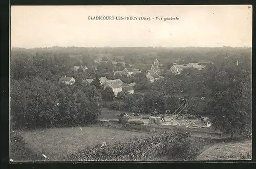 AK Blaincourt-les-Précy, Vue générale, Gesamtansicht des Ortes