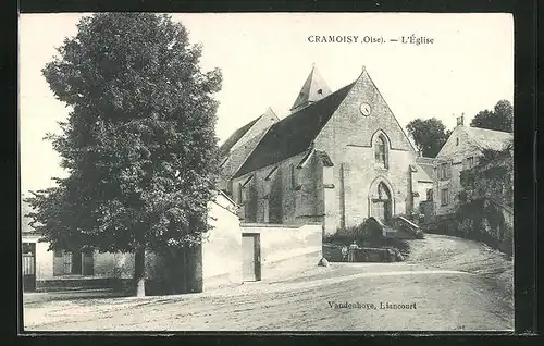 AK Cramoisy, L`Église, Kirche