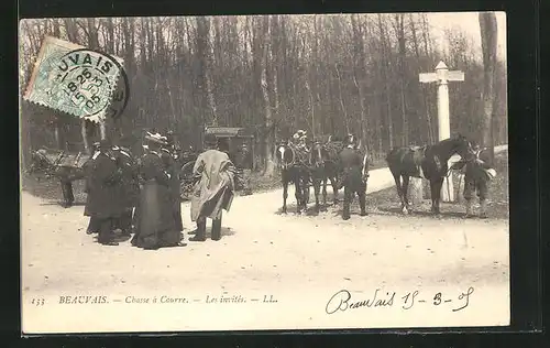 AK Beauvais, Chasse à Courre, les invités