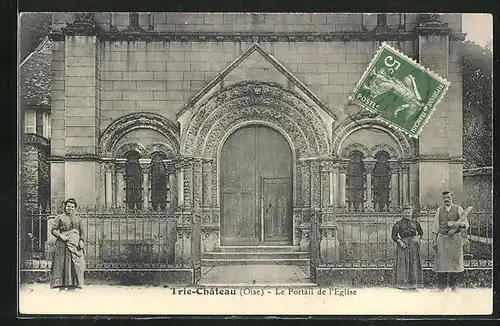 AK Trie-Château, Le Portail de l`Eglise