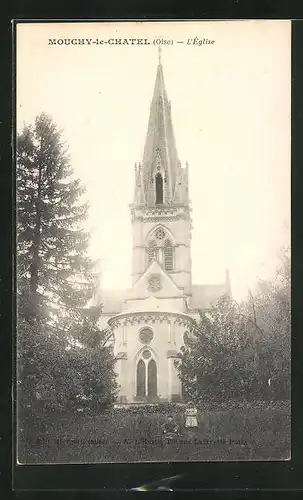 AK Mouchy-le-Chatel, L`Église