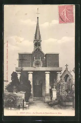 AK Méry, La Chapelle de Notre-Dame