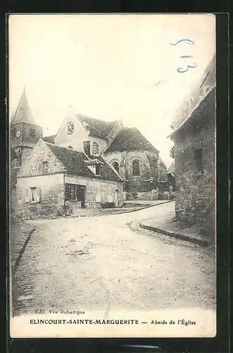 AK Elincourt-Sainte-Marguerite, Abside de l`Église