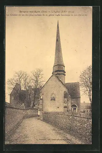 AK Eragny-sur-Epte, L`Eglise XVIe siècle
