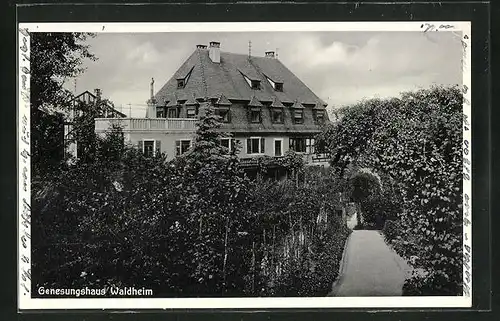 AK Oberdachstetten, Genesungshaus Waldheim