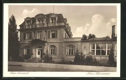 AK Bad Nenndorf, Kurhotel Haus Hannover