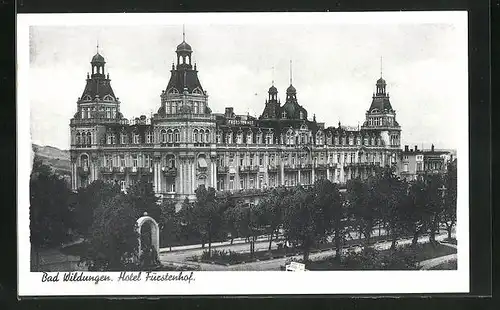 AK Bad Wildungen, Hotel Fürstenhof