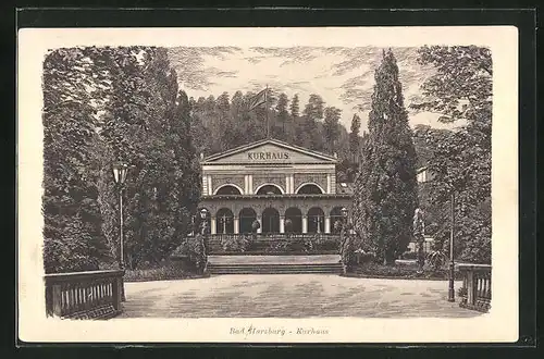 AK Bad Harzburg, Blick zum Kurhaus