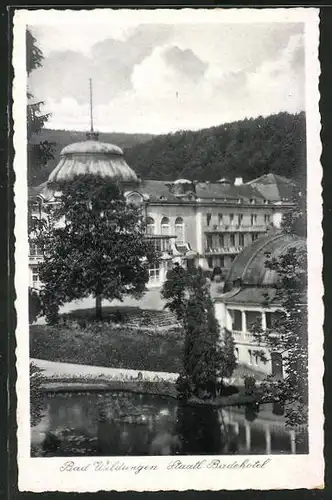 AK Bad Wildungen, Ansicht vom Staatlichen Badehotel