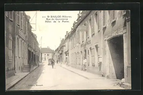 AK St-Saulge, Rue du Commerce, Hotel de la Poste