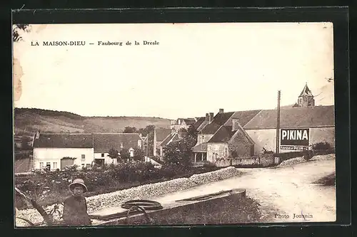AK La Maison-Dieu, Faubourg de la Dresle