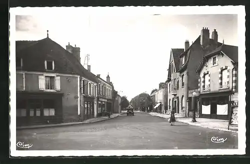AK Moulins-Engilbert, Rue des Fossés, Strassenpartie