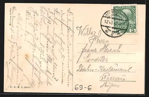 Künstler-AK Szene aus dem städt. Kommunalbad, Raucher vor Rauchen verboten Schild