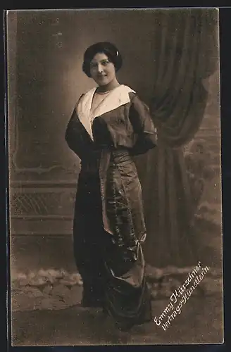 AK Die Musikerin Emmy Kürschner, Vortrags-Künstlerin