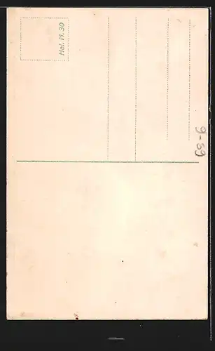 AK beleibter Mann nach dem Moorbad wird von der Frau beobachtet