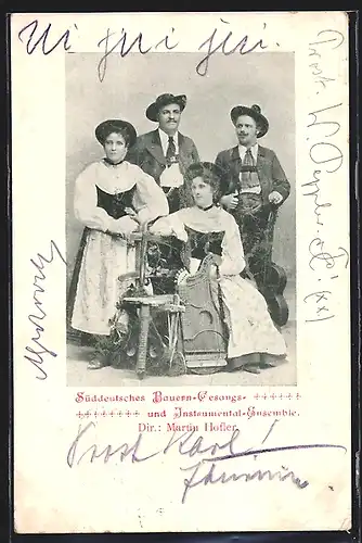 AK Süddeutsches Bauern-Gesangs- und Instrumental-Ensemble, Dir. Martin Hofler